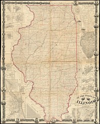             Map of the state of Illinois          