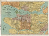             Indexed guide map of the city of Vancouver and suburbs          