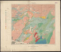             Geological map of portions of Hastings, Haliburton and Peterborough Counties, Province of Ontario : (Bancroft map)          