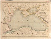             Collins' chart of the Black Sea showing ports & harbours          