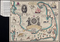             A map of Cape Cod wherin is shown ye discovery and settlement of the same; with the tracks of ye pilgrims carefully prepared according to Mourts relation          