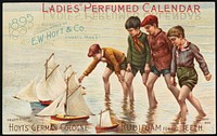             Ladies Perfumed Calendar 1895          