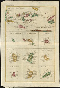             Supplement pour les Isles Antilles, extrait des carte Angloises          