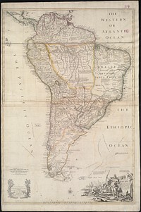             South America : corrected from the observation communicated to the Royal Societys of London & Paris          
