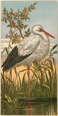             Cloisonne, stork          