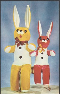             6 ft. Easter bunnies          