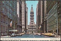             City hall and South Broad Street, Philadelphia, Pa.          