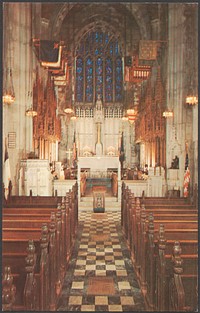             Interior, Washington Memorial Chapel, Valley Forge, Pa.          