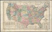             A new map of the United States of America          