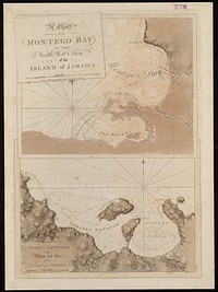             A chart of Montego Bay on the north west shore of the island of Jamaica : Port Antonio on the north east shore of the island of Jamaica          
