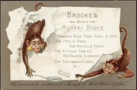             Brook's Monkey Brand Soap. Removes rust from steel & iron.          