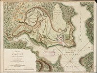             A plan of the town and Fort of Carillon at Ticonderoga : with the attack made by the British army commanded by Genl. Abercrombie, 8 July 1758          