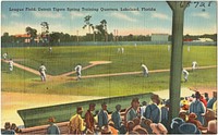             League field, Detroit Tigers spring training quarters, Lakeland, Florida          