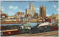             View of Toledo from across Maumee River, Toledo, Ohio          