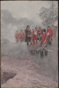             The burial of Braddock          