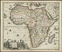             A new mapp of Africa divided into kingdoms and provinces          