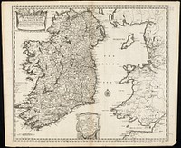             An epitome of Sr. William Petty's large survey of Ireland divided into its 4 provinces & 32 counties ... and bridges          
