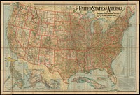             The United States of America : including all its newly acquired territory          