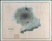             Topographische kaart der residentie Japara : opgenomen ingevolge gouvernements besluit dd. 6 Julij 1866 no. 8 van November 1886 tot Junij 1869 door de Opnemingsbrigade te zamengesteld uit P.M. Ockerse kapitein (chef), den 1e. luitenant F.C.E. Meijer en de opnemers Von Walther and 15 others          