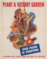             Plant a victory garden. Our food is fighting          