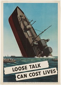 Loose talk can cost lives by Stevan Dohanos