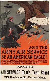             Join the army air service. Be an American eagle!          