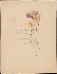 Illustration for "An Island Garden" by Frederick Childe Hassam