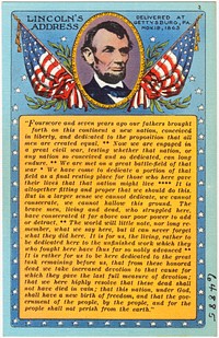             Lincoln's Address, delivered at Gettysburg, PA. Nov. 19, 1863          