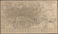             A new map of London, and the adjacent villages including the new streets and public buildings : corrected to 1836          