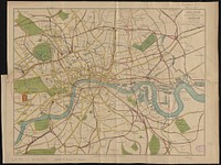             Clue plan for Collins' illustrated guide to London          