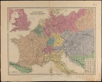             Bacon's map of Central Europe          