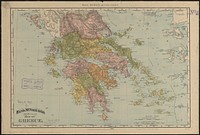             Rand, McNally & Co.'s new 14 x 21 map of Greece          