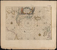             Pas caerte van Groenland, Ysland, Straet Davids en Ian Mayen eyland hoemen de selvige van Hitland en de noort kusten van Schotland en Yrland bezeylen mach          