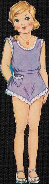             Barbara paper doll          