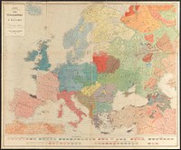             Carte ethnographique de l'Europe          