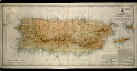             A map of the island of Puerto Rico          