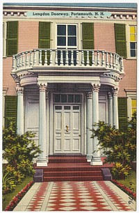             Langdon doorway, Portsmouth, N.H.          