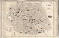             Plan pittoresque de la ville de Paris          