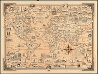             World wonders : a pictorial map          