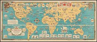             Mercator map of the world united : a pictorial history of transport and communications and paths to permanent peace          