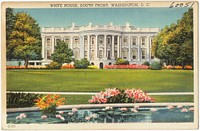             White House, south front, Washington, D. C.          