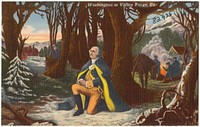             Washington at Valley Forge, Pa.          