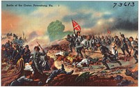             Battle of the Crater, Petersburg, Va.          