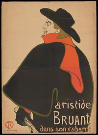             Aristide Bruant, dans son cabaret          