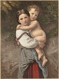             The baby, or going to the bath          