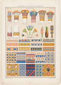             Examples of historical ornament, Egyptian          