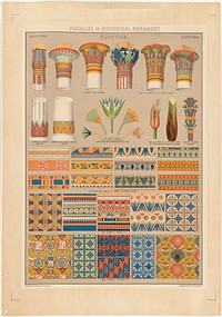             Parallel of historical ornament, Egyptian          