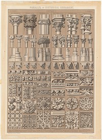             Parallel of historical ornament, Gothic I          