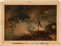             Battle of Port Hudson - Passing the River Batteries          