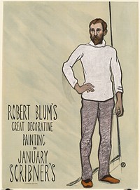             Robert Blum's great decorative painting in January Scribner's          